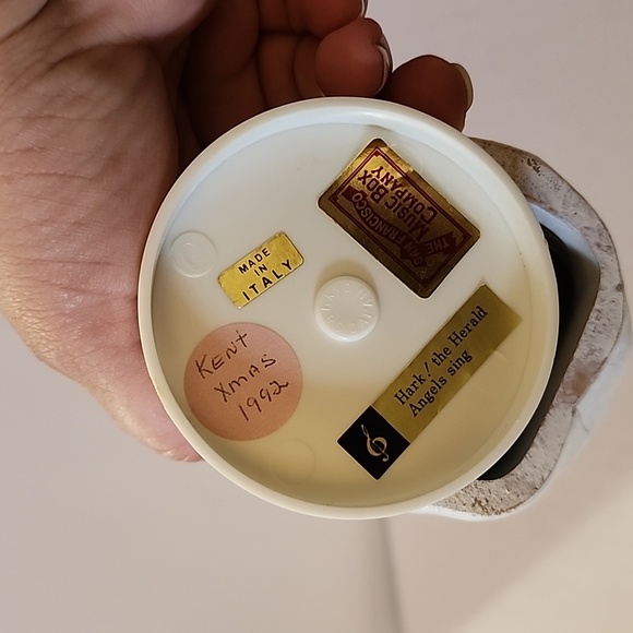 Hark The Harold Angel's Sing San Francisco Music Company White & Gold VTG Angel - Picture 6 of 8